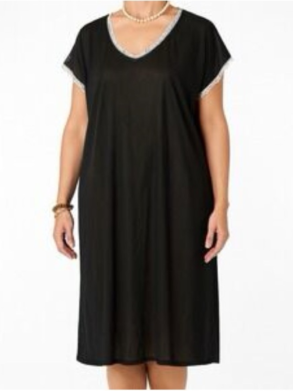 Anthony Richard’s Black Sheer Nightgown 2X